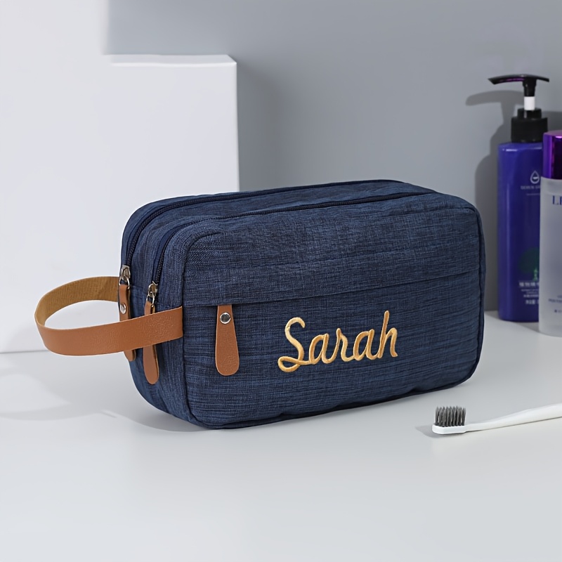 TEMU Beauty Case da Portatile Grande Capacit�, Set da Viaggio Multifunzionale, Beauty Case da Viaggio per , Ricamato Personalizzabile, Beauty Case da