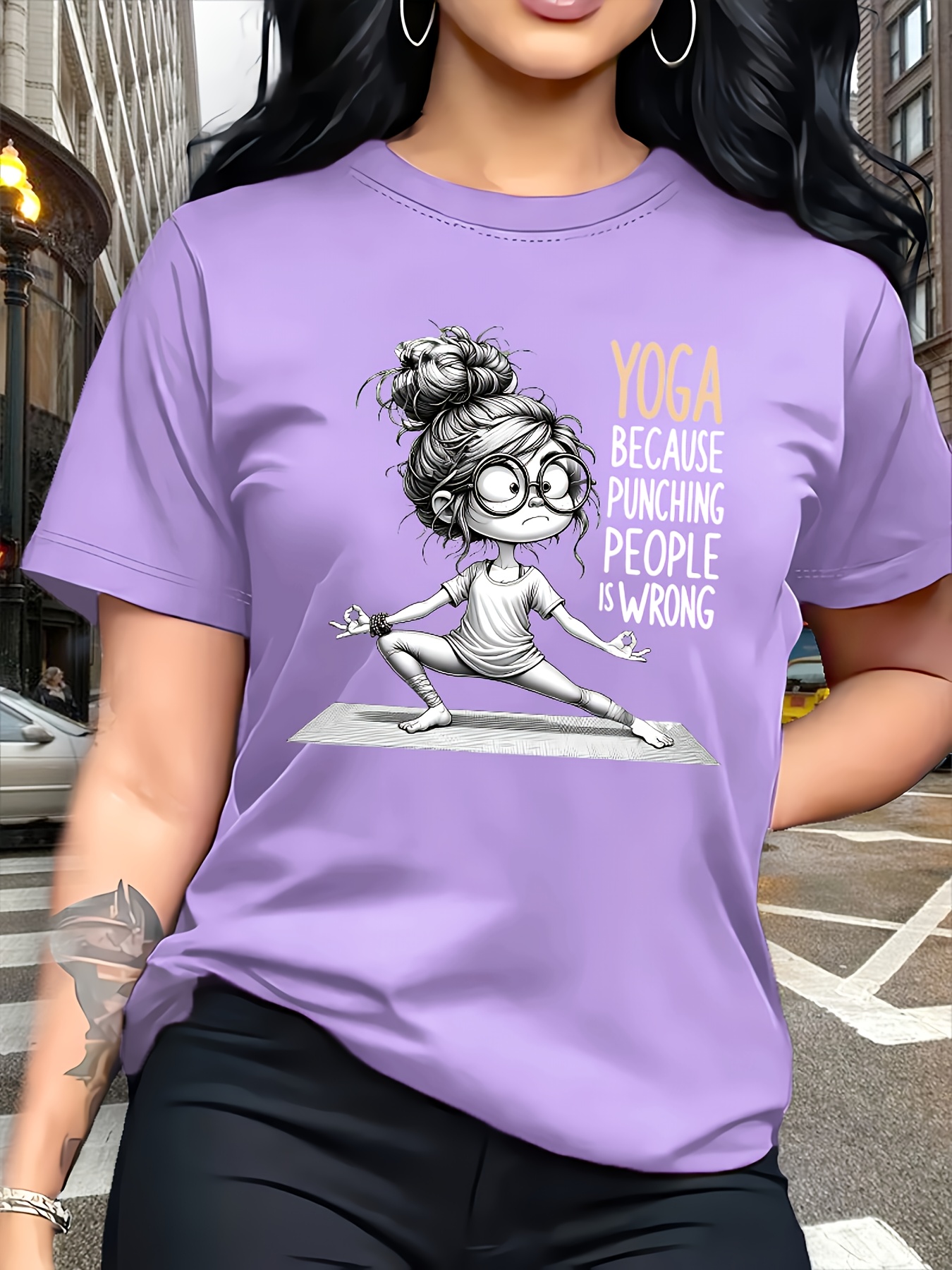 t shirt yoga femmes 