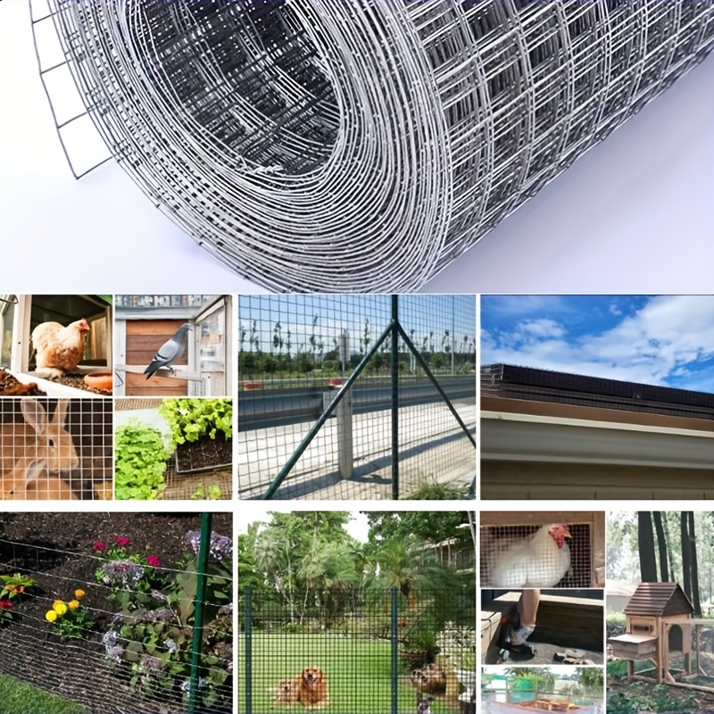 Heavy-Duty Rust-Resistant Galvanized Steel Wire Mesh Fence
