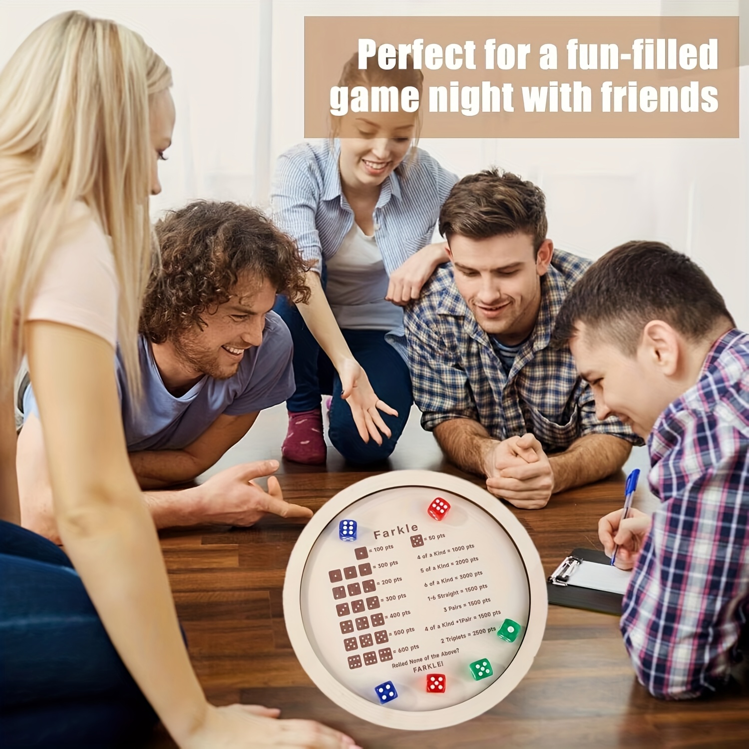 

A Set Of Wooden Dice Tray Games - Essential Accessories For Dice Enthusiasts, Interactive Tabletop Games For Family Parties And Friend