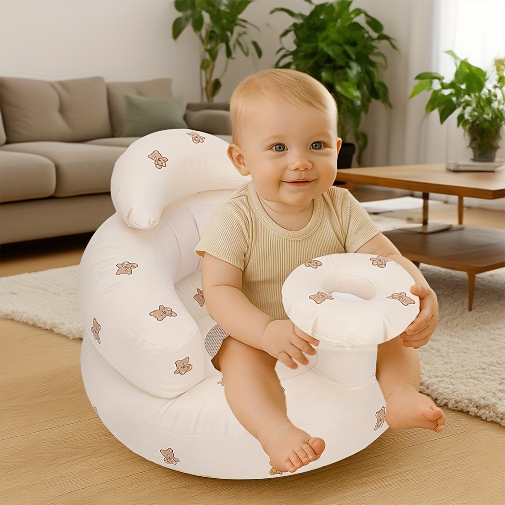 Child Learning Sitting Chair, Inflatable Seat Inflatable Sofa, Baby Learning Sitting and Standing Practice Training Seat, Child Learning Sitting Cushion, Christmas Halloween Gift