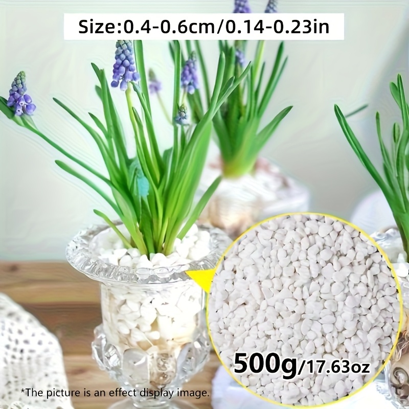 Image of White Decorative Stones For Home Decor, Small In Irregular Shapes, Lightweight, Suitable For Aquariums, Gardening, And Outdoor Decoration, Gardens, Aquarium Decor, And Festive Displays