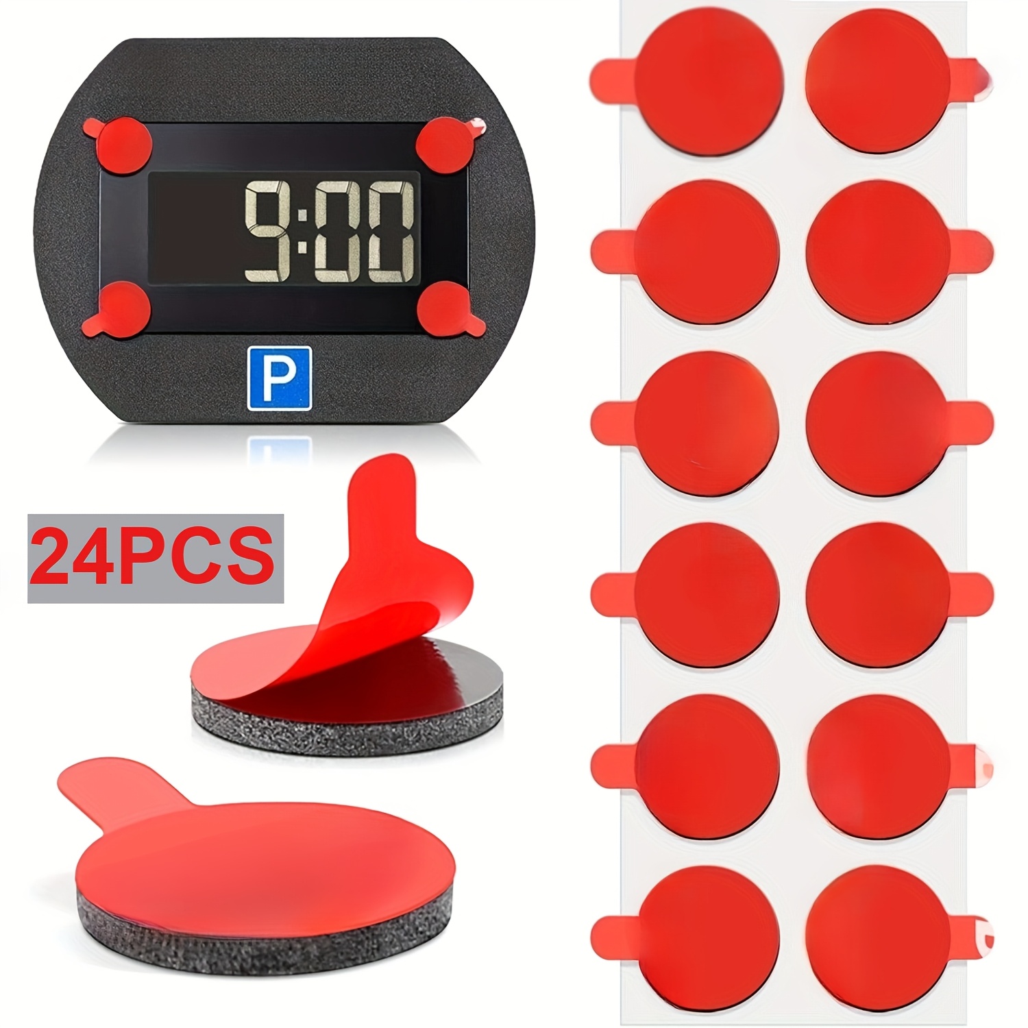 12pcs/24pcs/48pcs Needit Replacement Pad Set Electronic Double Side Non-slip