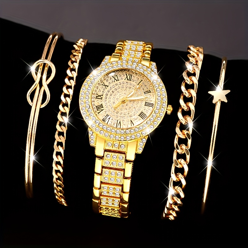 Gold Expensive Watches For Men Diamond Men Women Watches Gold
