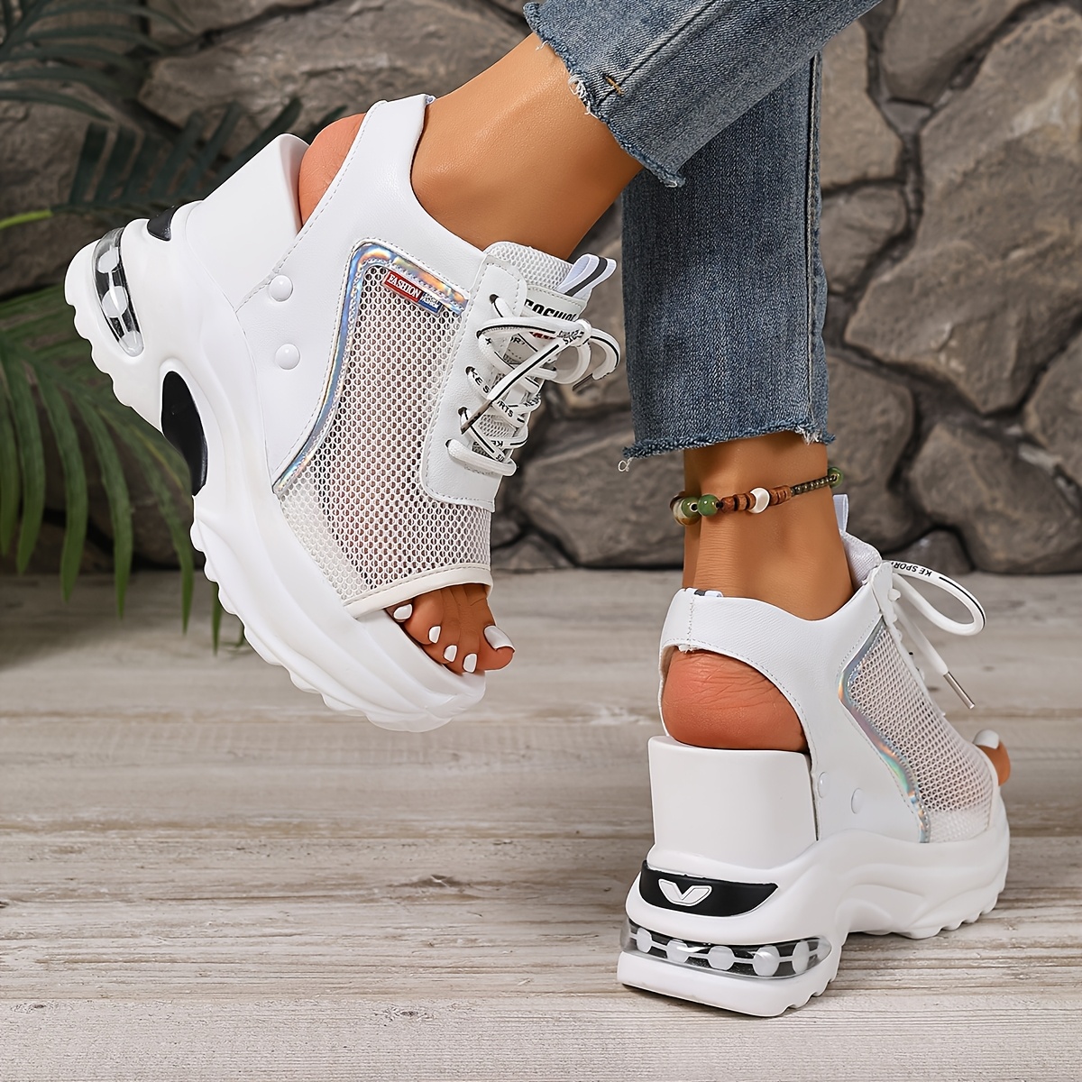 Womens Platform Sandals Height Increase Stylish Comfortable