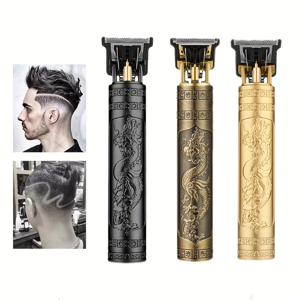 [1pc Men'S Cordless Hair Clippers] Men'S Cordless Hair Clippers, USB Rechargeable Professional Hair Trimmer, with 300mAh Lithium Battery, 4 Guide Combs & Cleaning Brush, for Hair Styling and Grooming