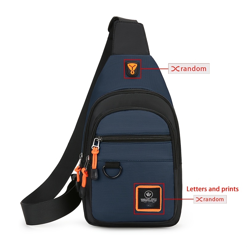 TEMU Bolso de pecho casual para hombre, bolso de para senderismo y bicicleta, bolso cruzado deportivo pequeño, mochila pequeña de viaje, paquete de
