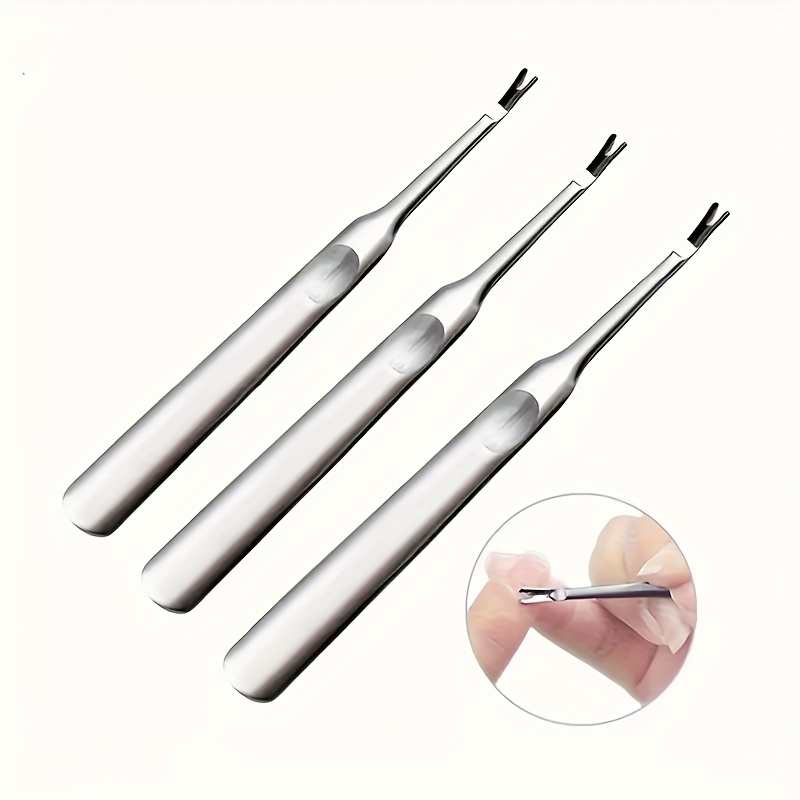 [multifunctional Nail Tools] 1/3pcs Adult Cuticle Pusher Trimmer And Nail Cleaner And Scissors Removal Pliers, Professional Care Set