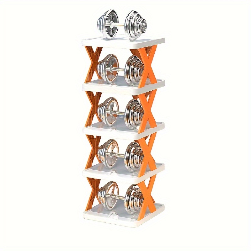 

Easy-to-assemble Multi-layer Shoe Rack - Foldable, Space-saving Plastic Organizer For Entryway