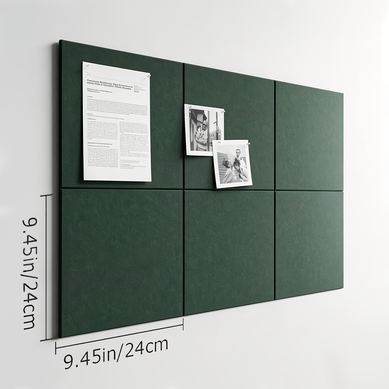 TEMU 【コルクボード代替品】フェルト壁タイル、装飾壁パネル、掲示板ディスプレイ、安全な取り外し可能な粘着ラベル付き、壁、掲示板、オフィス装飾に最適