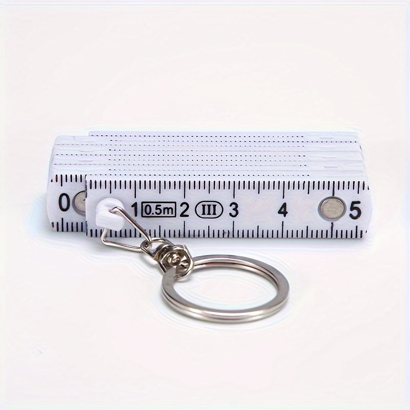 keychain folding ruler plastic foldable ruler Temu Germany