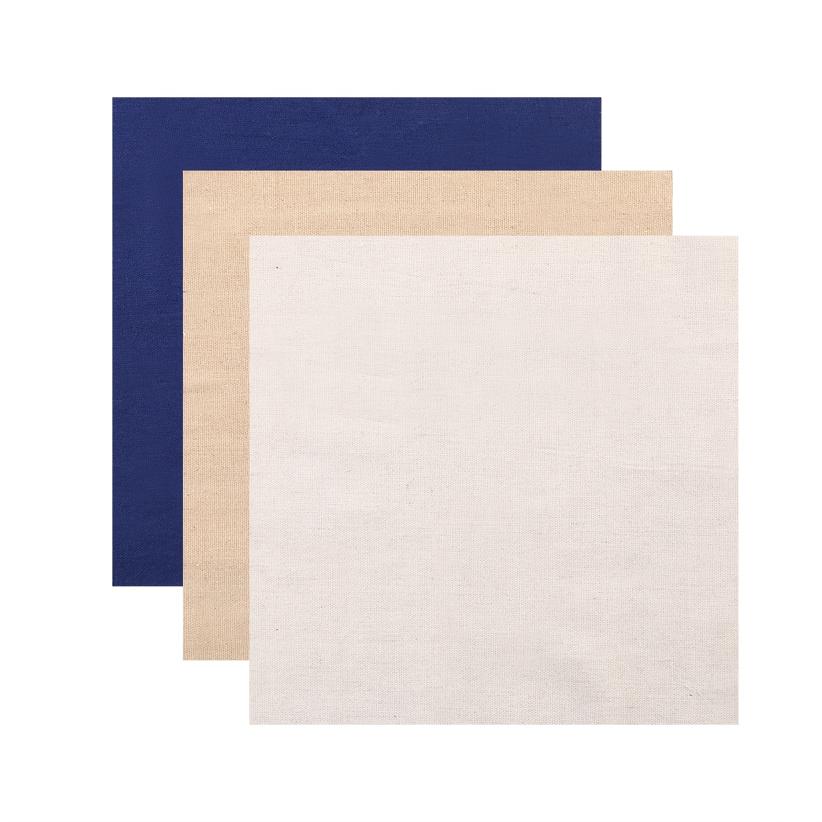 Embroidery Fabric Set, 3/7pcs 30x30cm, 7 Colors
