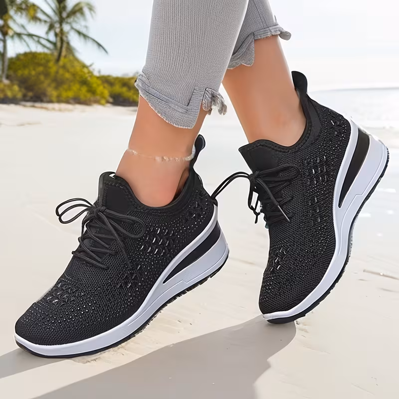 a pair of beautiful sports shoes suitable for commuting home use and shoes leisure footwear stylish sneakers trendy footwear durable construction lowtop shoes shoes womens sneakers fashionconscious women Product details 2