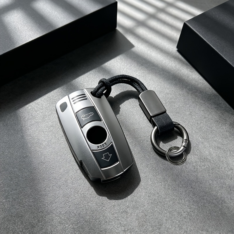 TEMU Étui pour porte-clés avec porte-clés pour BMW E90 E60 E70 E87 Série 3 5 6 M3 M5 X1 X5 X6 Z4 E71 E72 E88 E89 E91 E92 pour BMW Série 1/3/5/Z &