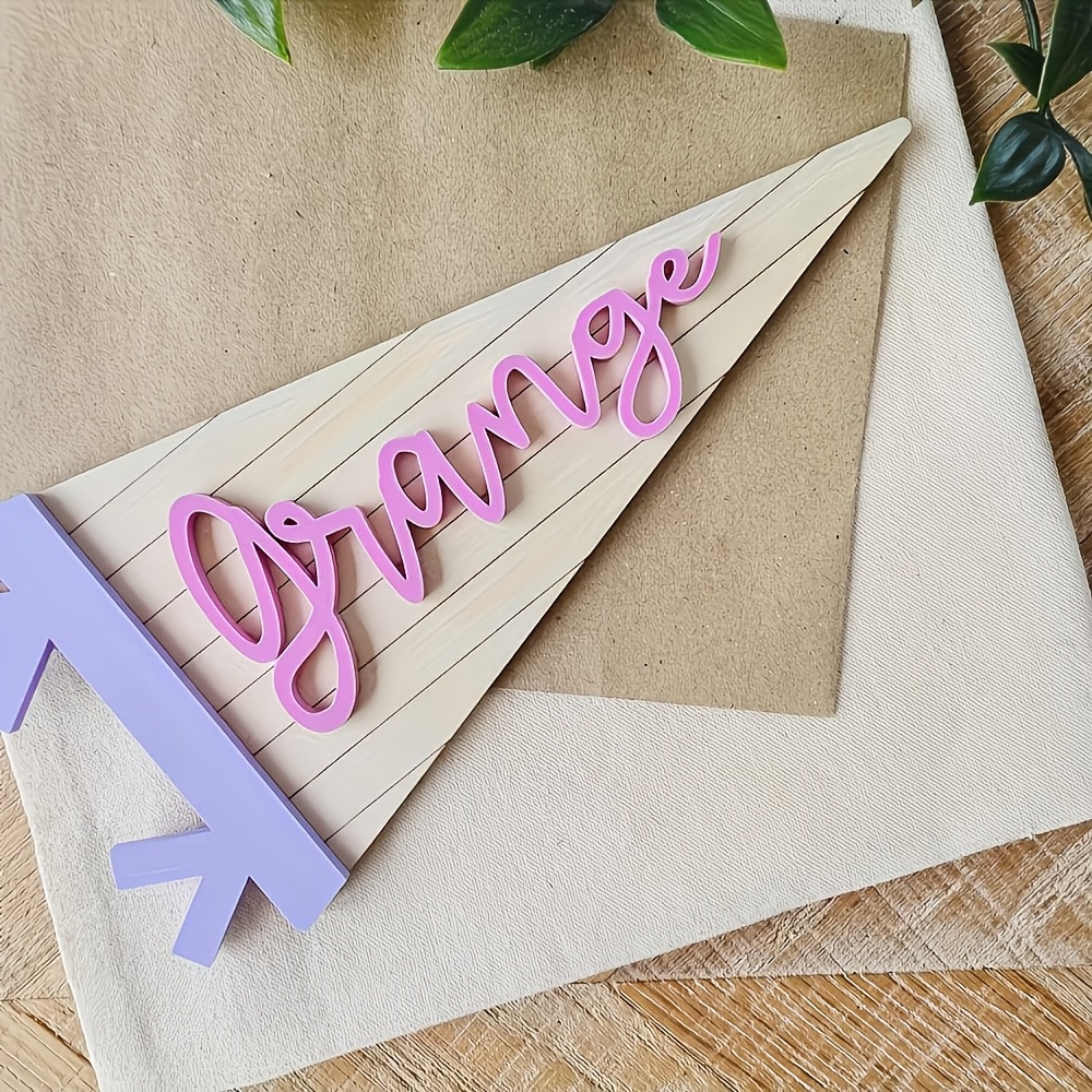 Custom Personalized Wooden Banner Nameplate