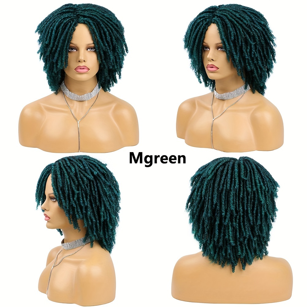 Medium Part Synthetic Dreadlocks Hair Wig African Women Temu