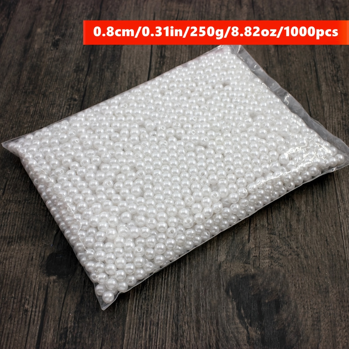 Image of 250g/lot 3-20mm Abs Rice White And Straight Hole Bead, Jewelry Material Women Bracelet Necklace Additions