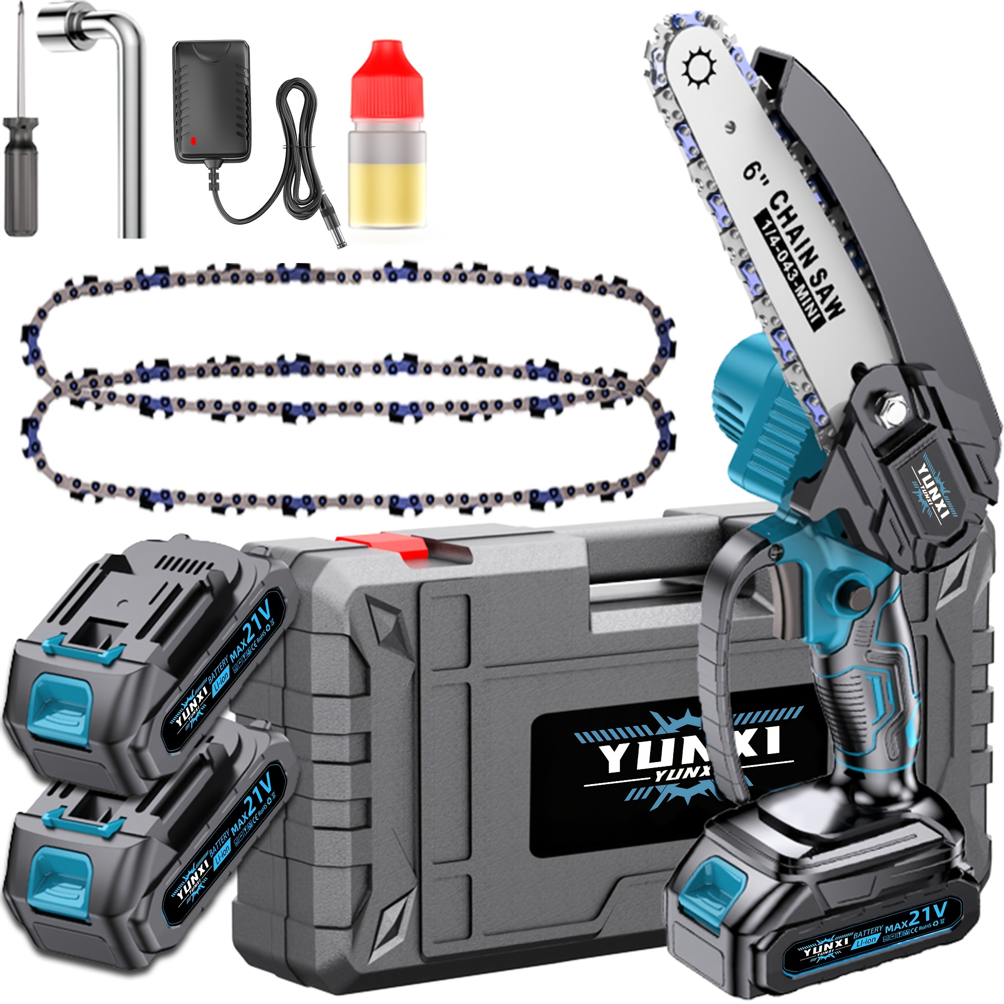 the 2026 new lithium battery wireless chainsaw and portable handheld electric tree trimmer are suitable for safe pruning including   tree trimming camping and diy suitable for gardening     men fathers holiday gift
