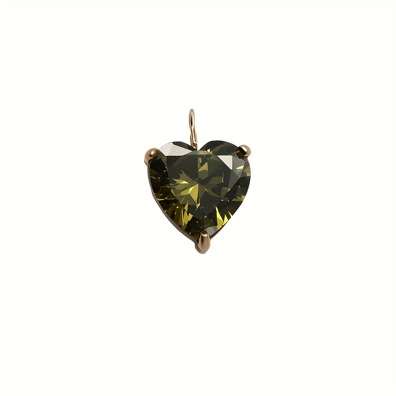 Star and Heart-Shaped Colorful Zirconia Pendant