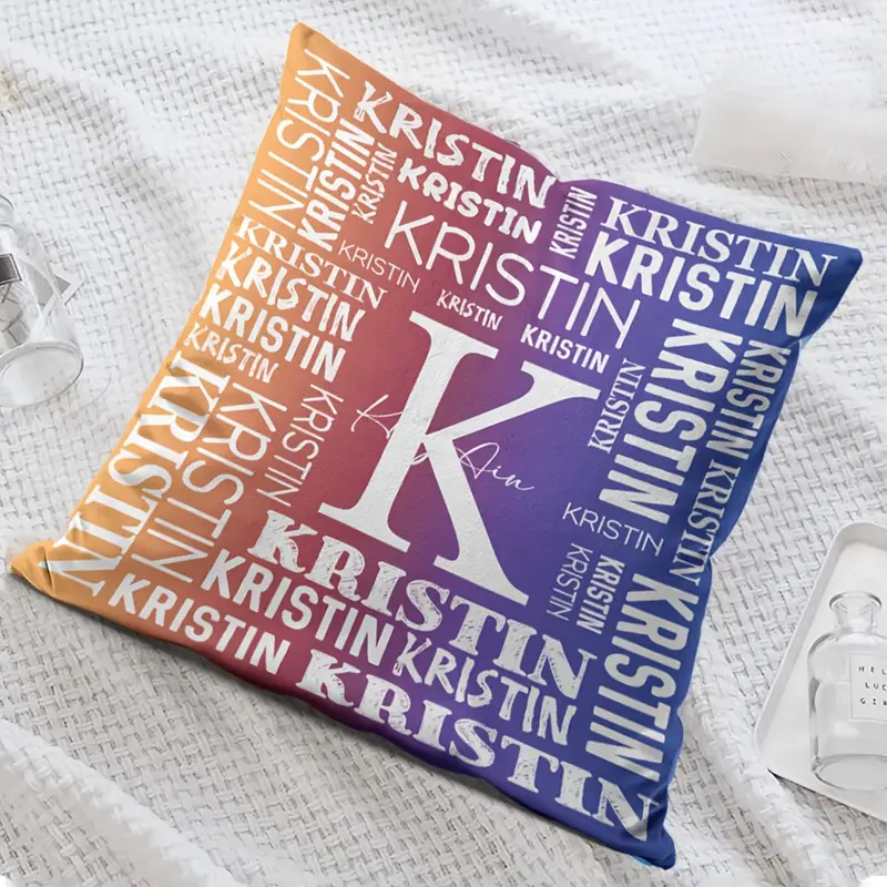 a personalized pillowcase customized single sided design 18 inches by 18 inches a custom gift featuring couples standard pillowcase suitable for napping on beds and sofas Product details 1