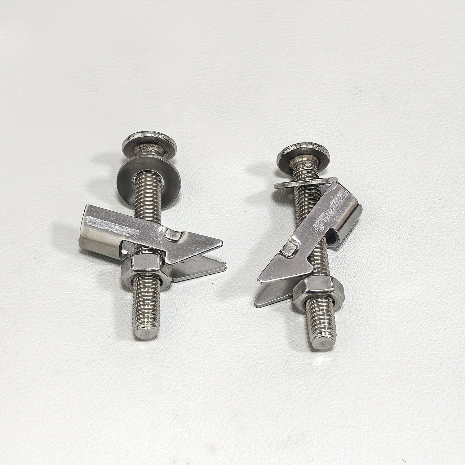 2pcs Toilet Cover & Fixing Screw Slider - Heavy-duty Stainless Steel, Universal Fit, , Durable & Corrosion-resistant