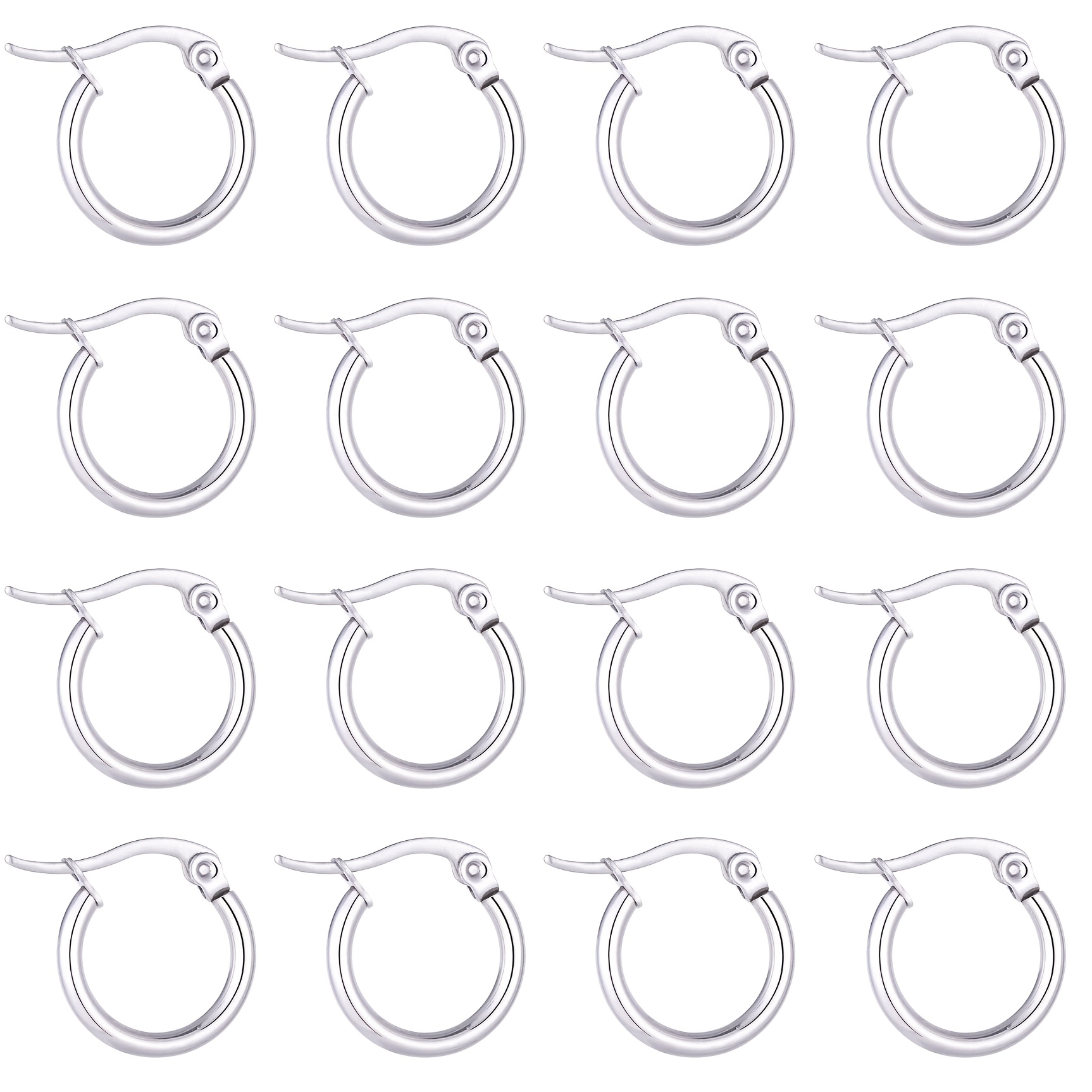 

20pcs Hypoallergenic 304 Steel Ear For Making - Mature