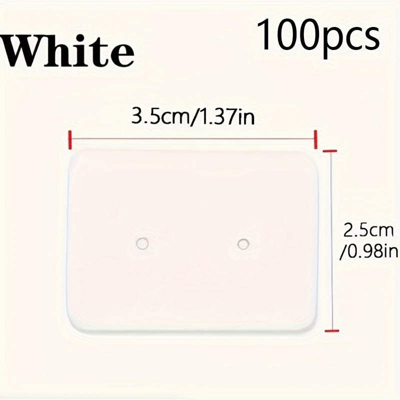 TEMU 500 stuks/100 stuks 2,5x3,5 cm/0,98x1,38 inch oorbelkaarten verpakking oorknoppen displaykaart kartonnen kraftpapier prijskaartje voor sieraden