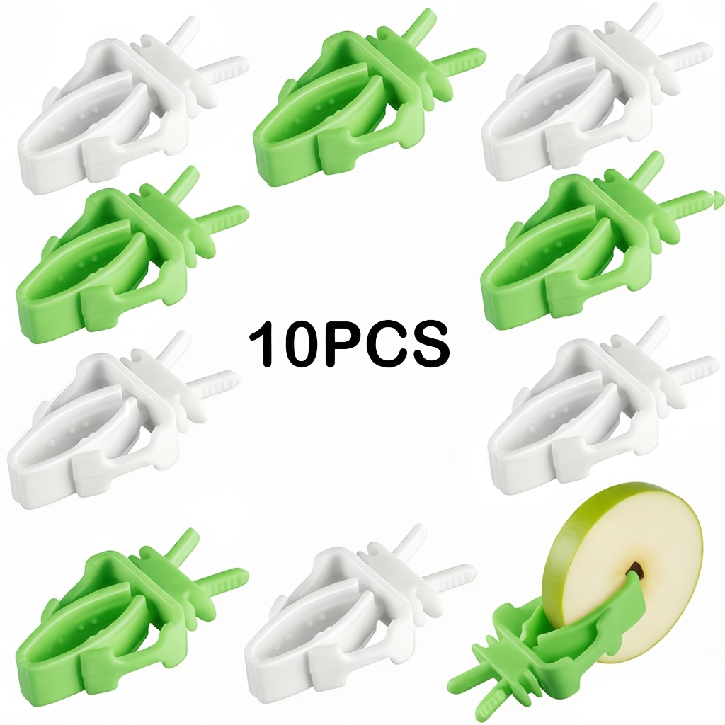 10pcs Parrot Feeding Station Clips - Durable Pvc Hanging Holders For Bird Cages, Universal Aviary Food Accessories