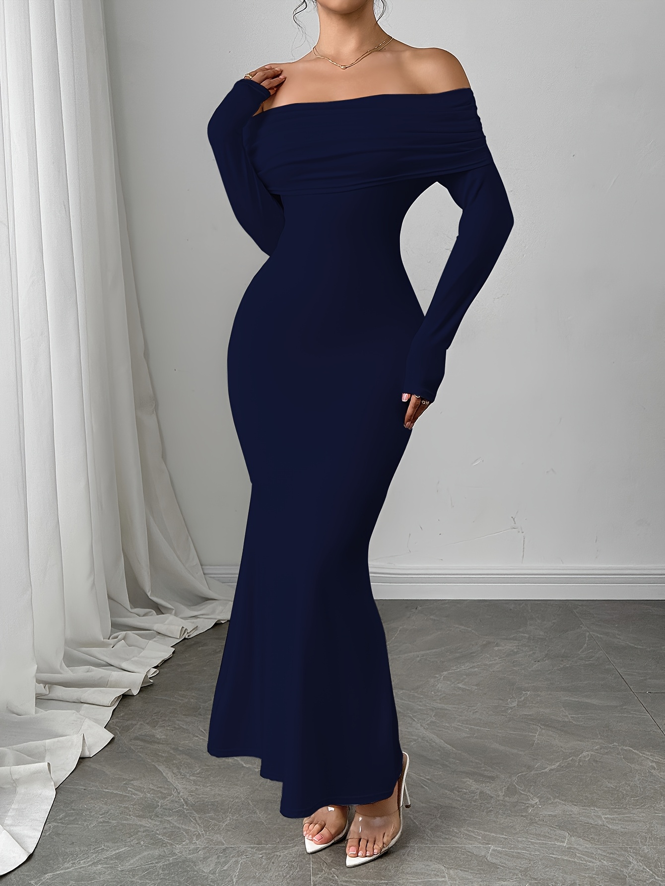womens elegant formal party everyday maxi dress long - Temu