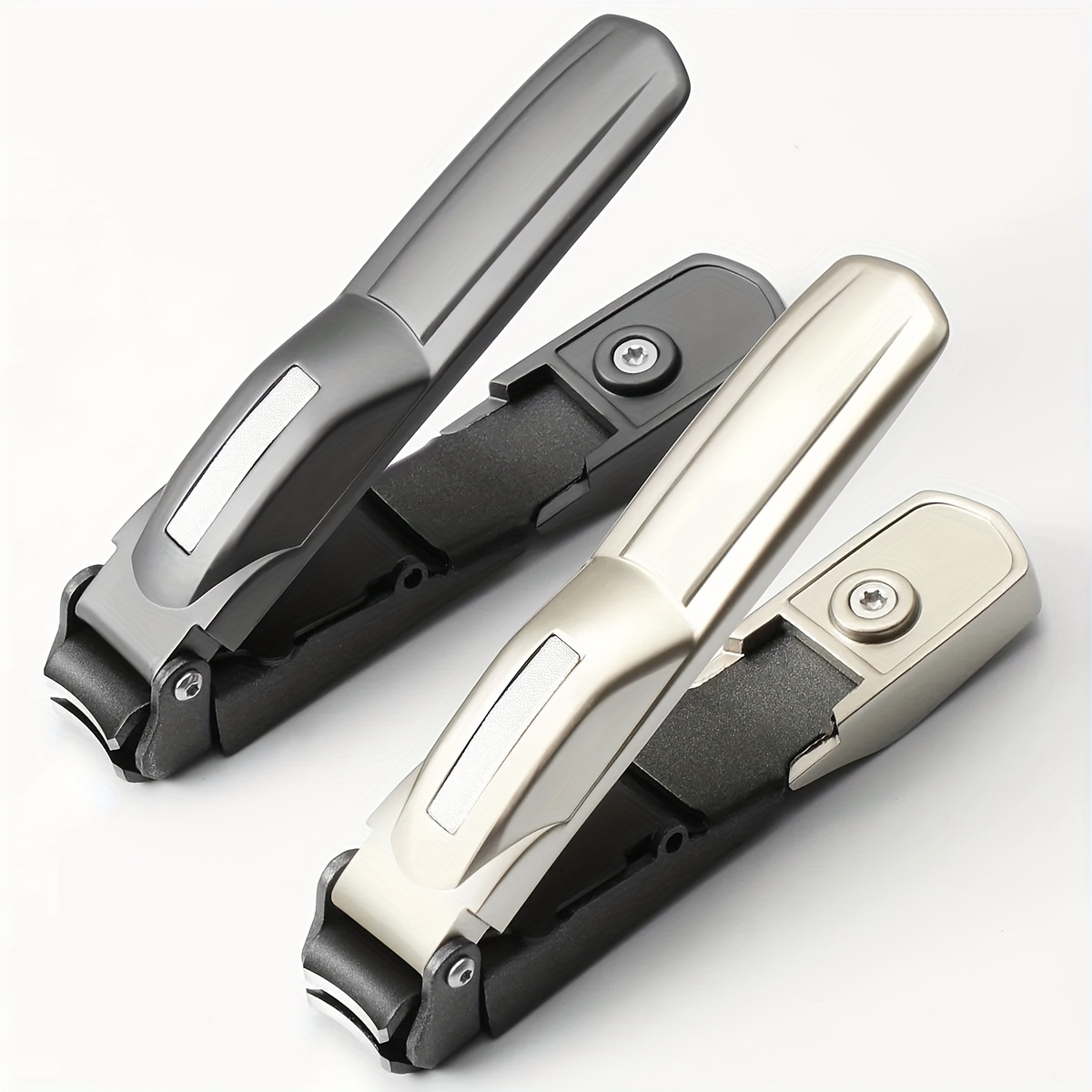 

Heavy-duty Stainless Steel Nail Clippers For Nails - Ergonomic , Precision Sharp Blade, Ideal For & Toenails, Manicure Tool