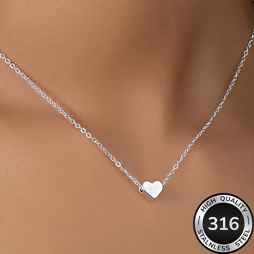 High-quality Stainless Steel Golden Necklace, Anti-fade, Simple And Elegant, Fashionable Women's Necklaces For Daily Wear Or Party, Jewelry Accessories, Is A Delicate Gift For Women.