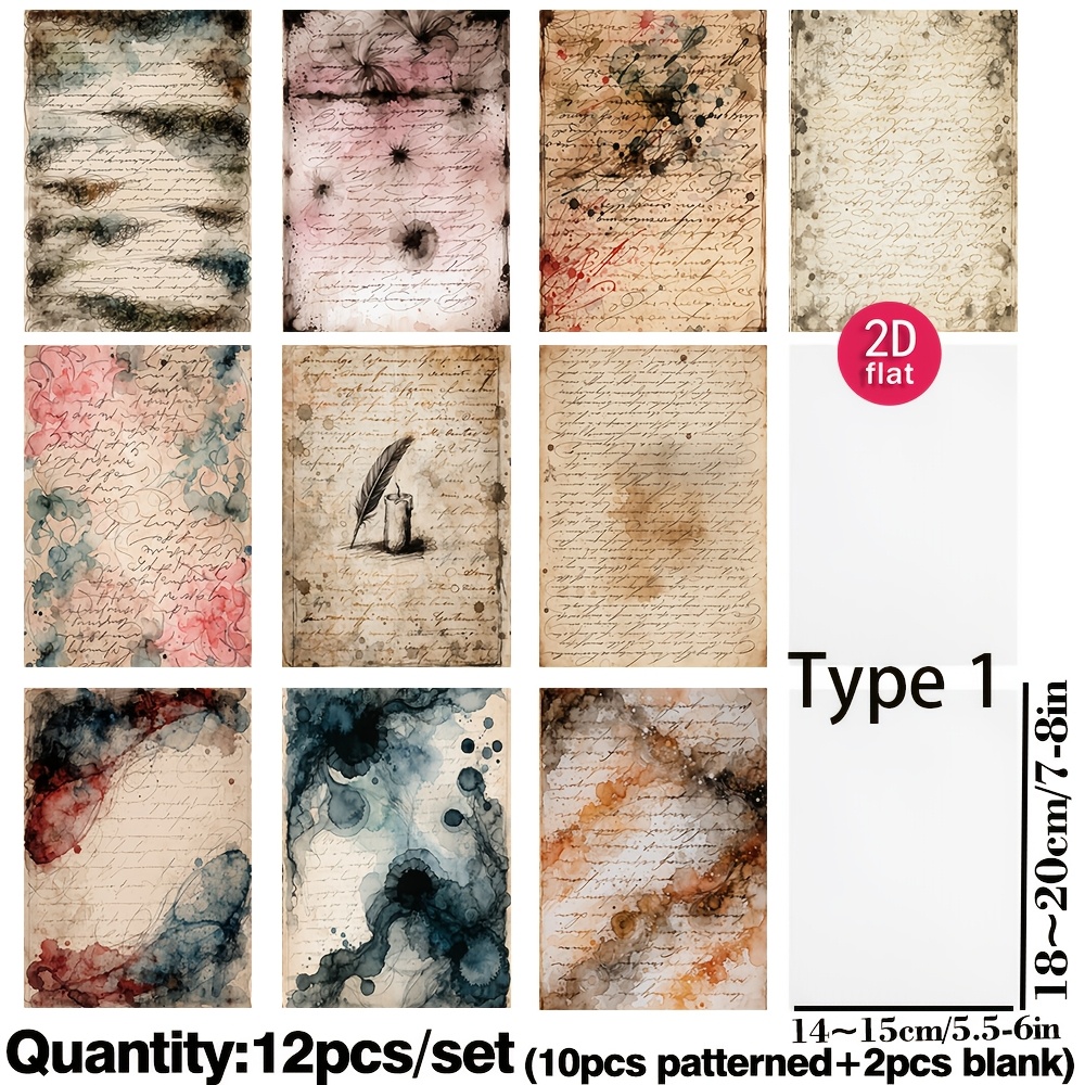 Image of 12pcs Ruonaorou A5 Translucent Sulphite Tracing Paper Suitable For Journaling, Scrapbooking, Calligraphy & Planners - Sheets With Tones, Compatible For Stencils, Tracing & Diy Crafts