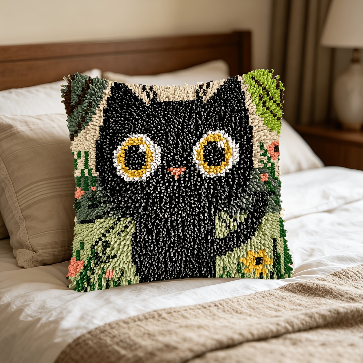 Lock Hook Kit with Cute Cat Pattern for DIY Handmade Bags