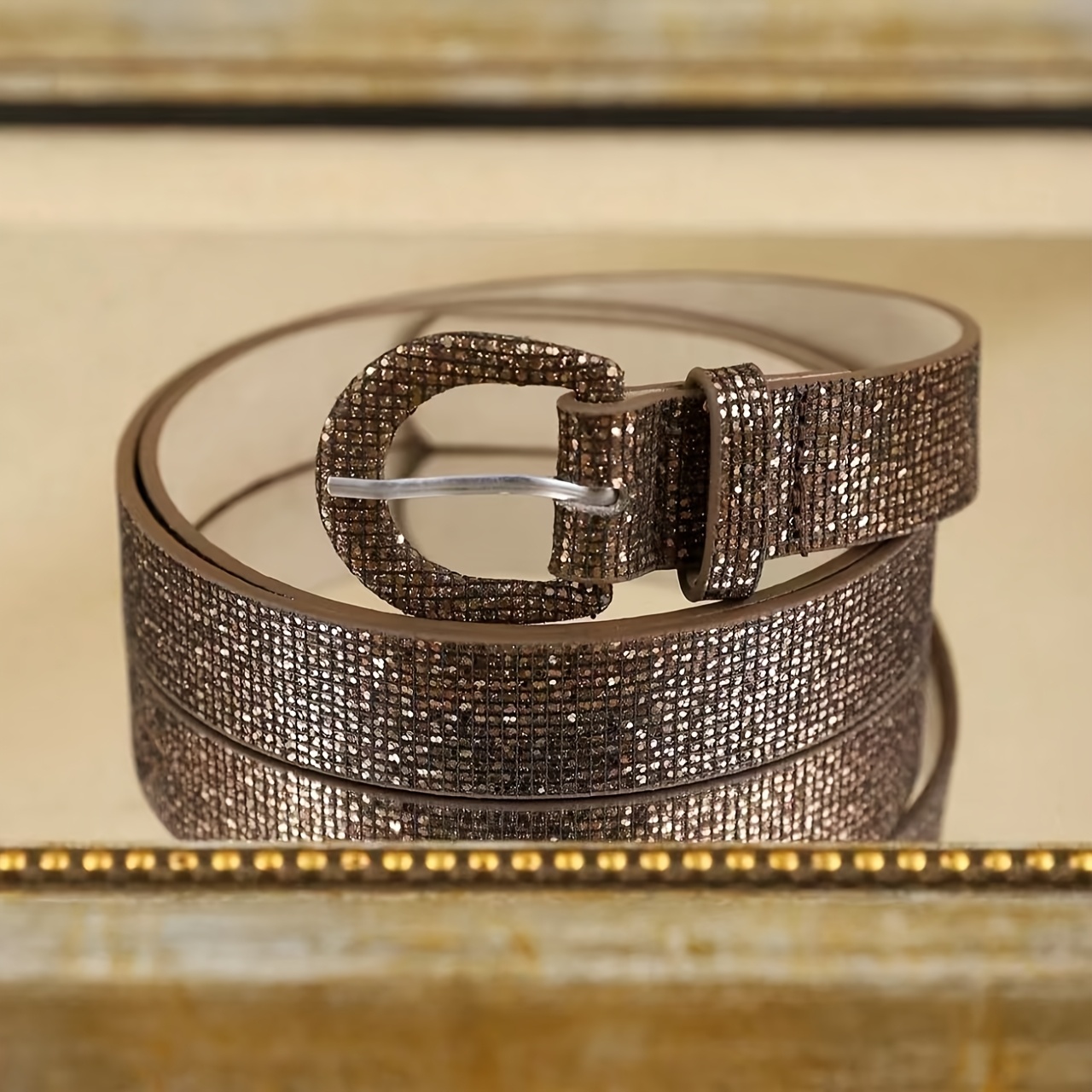 womens vintage sequin glitter belt decorative dress jacket - Temu Kuwait
