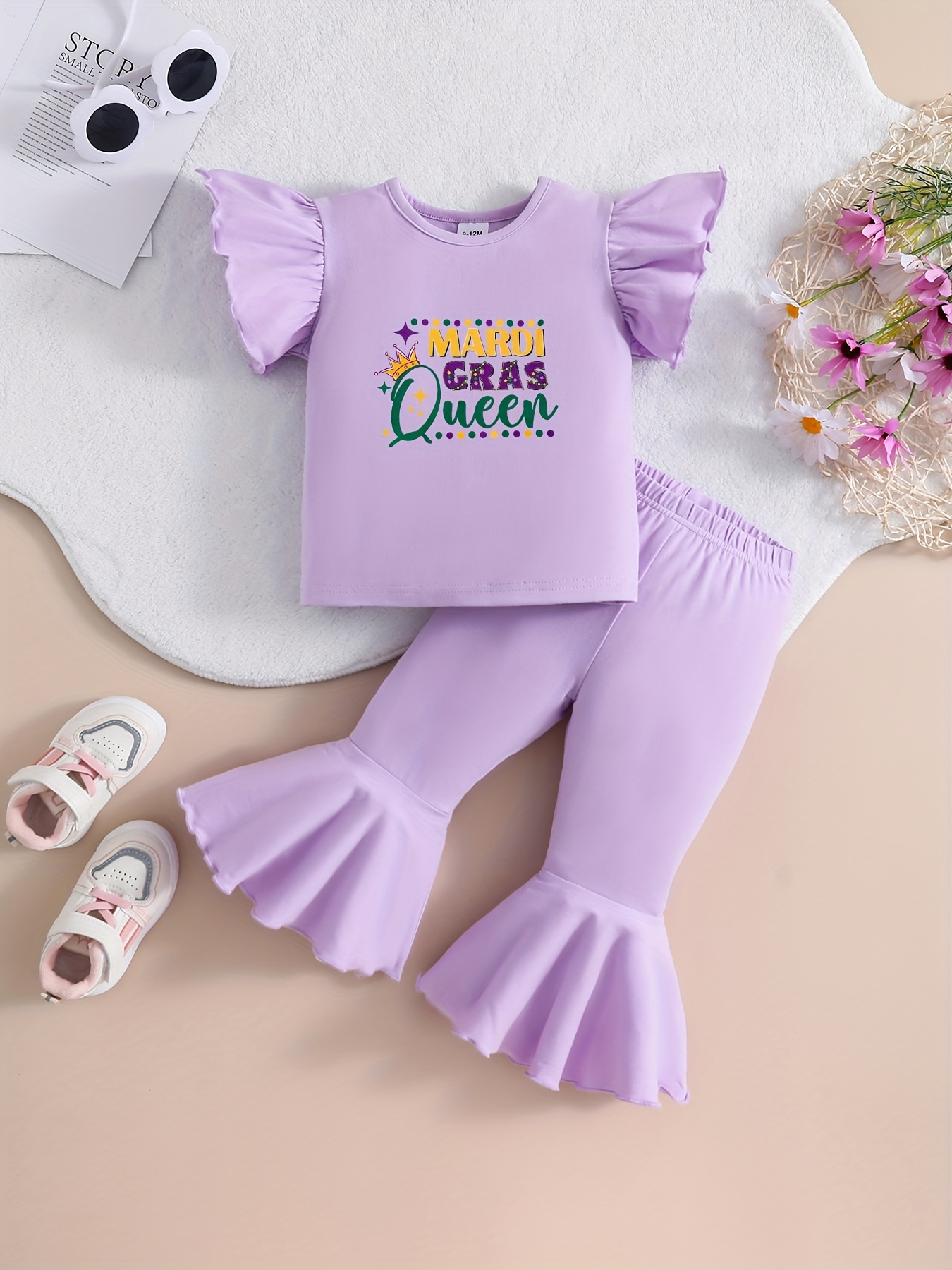 Baby girl mardi gras clearance outfit