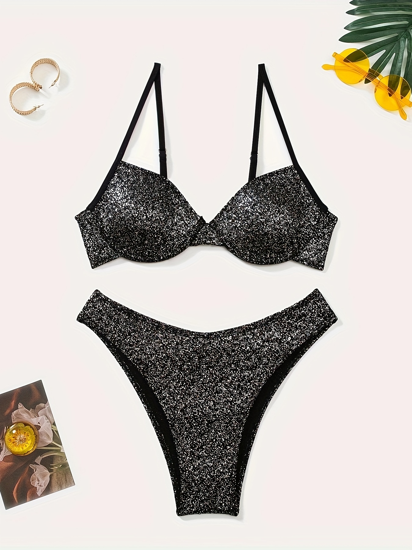 Metallic Bikini - Temu