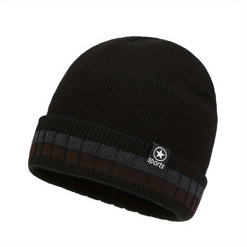 

1pc Skullies & - 100% Knitted Hat, Cap, Washable, ,