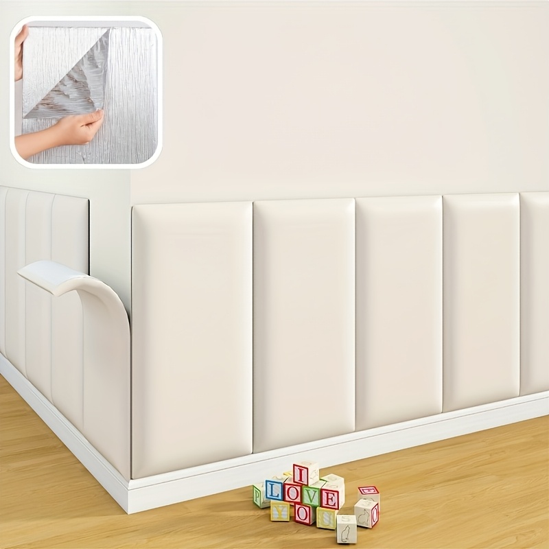 peel and stick faux leather headboard 8 pack 23x49cm self   thermal insulation headboard for queen full king size bed winter warm bed backboard for bedroom dorm