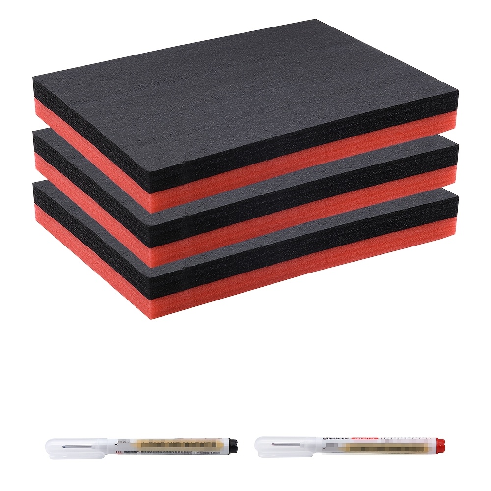 Foam Inserts For Toolbox | Durable Polyethylene Foam Boards Suitable For Gift Boxes, For Toolboxes, Drawers