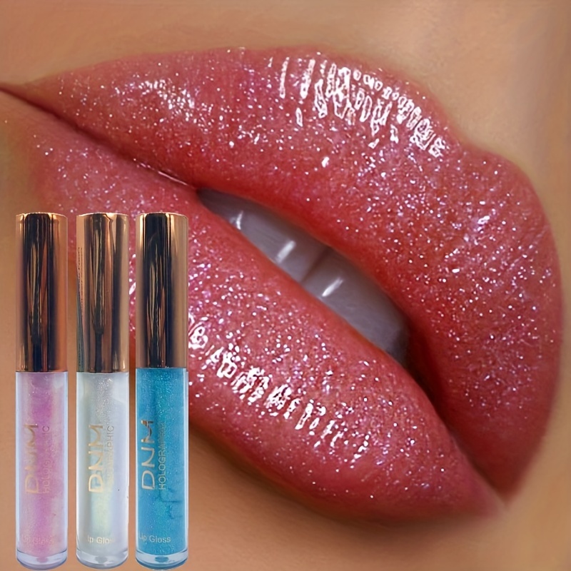 

Holographic Iridescent Lip Gloss, Color-shifting Glittery Lip Glaze, Shimmering Pearl Shine, Moisturizing Long-lasting Lip Tint, Ideal For Makeup Enthusiasts, Perfect For Exquisite Lip Art (6 Shades)