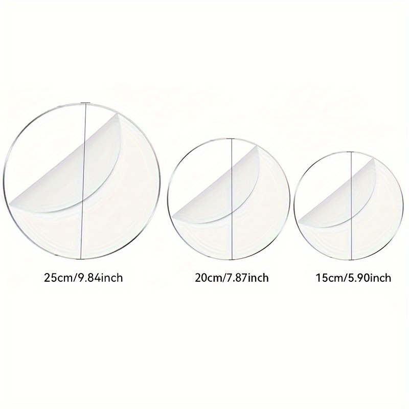 Image of 3pcs Round Acrylic Cake Plates Multifunctional Cake Tool Cream Modification Cake Desserts Display Pallet Birthday Parties Cake Decoration Plates Baking Supplies Kitchen Additions, Halloween, Christmas