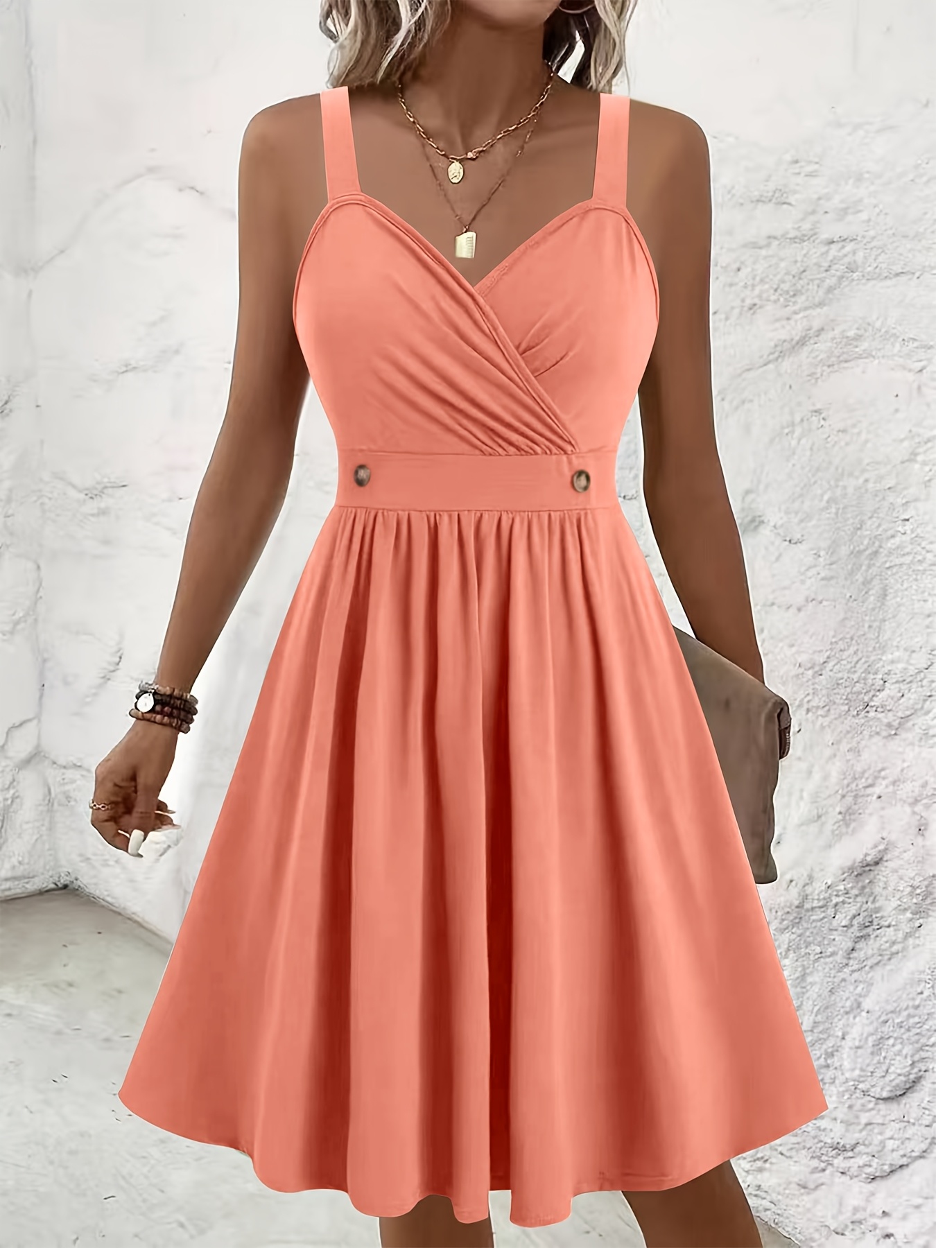 plus size womens plus size spring summer cross front v neck - Temu Qatar