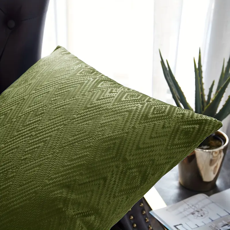 4pcs ikat decorative throw pillow covers set with double sided no insert stylish cushion cover for sofa couch chair living room bedroom decor Product details 0