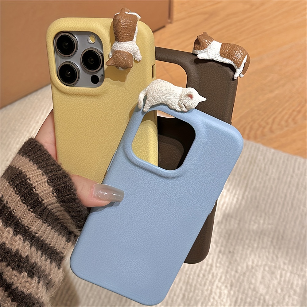 

3d Cat Phone For 15 13 14 12 11 Shockproof