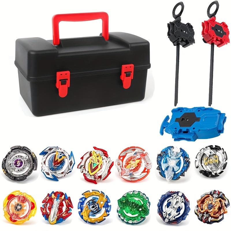  set 12 spinning s 3 launchers with storage box game spin tops suitable for ages 8 12 details 1