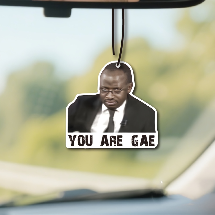 item picture FUNNY Car Air Freshener | Versatile AromaRelax for Cars, Wardrobes & More | Rearview Mirror Decorations, Paper Scented Tablets, No Alcohol