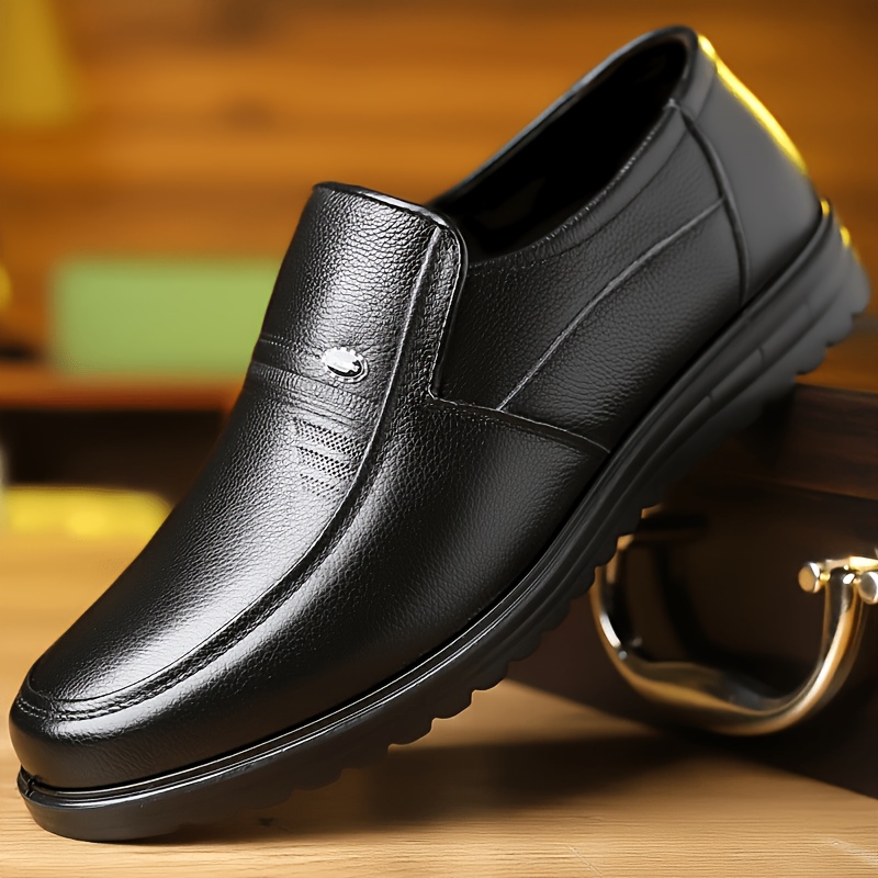 Image of Men's Dress Shoes - Formal And Casual Low-, Suitable For Business, Weddings, Office, Wedding Shoes | , Business Casual Shoes