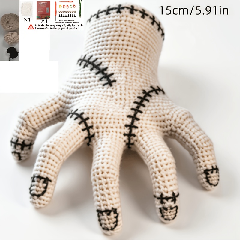 TEMU Halloween Detachable Hand Crochet Starter Kit, Beginner-friendly. This Set Includes Supplies Such As High-quality Yarn, A Crochet Hook, And An
