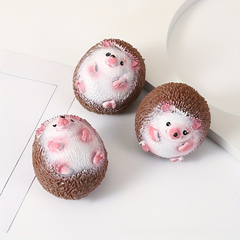 Fox Themed Squeeze Toy Pink Accents Realistic Cartoon Animal TPR Material