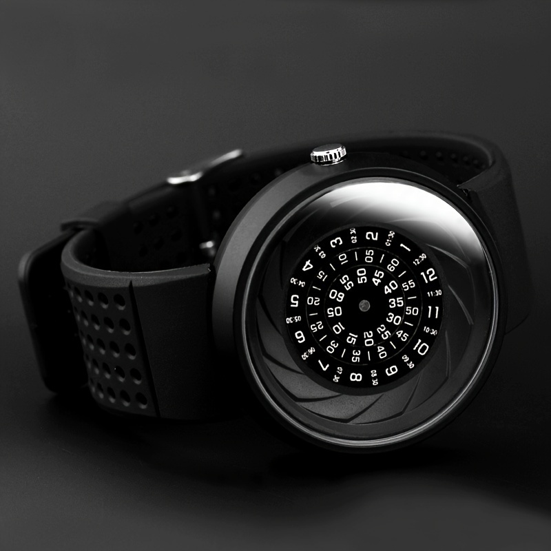 Do You Know How to Read Time? Innovative And Intriguing Fashion Watch, Men'S Sporty Timepiece with Enigmatic Design, Wristwatch Featuring a Password Dial Concept